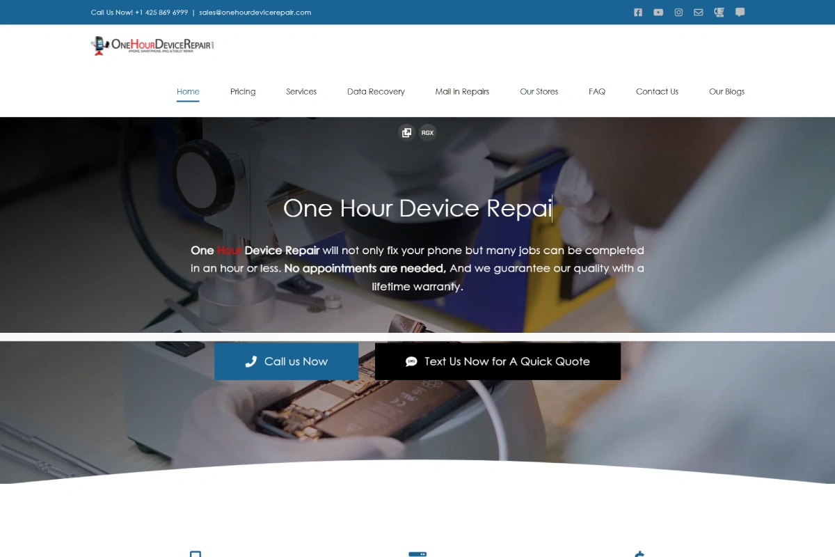 One Hour Device Repair project